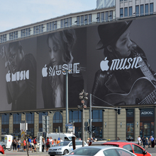 Apple Music billboard ad, Berlin