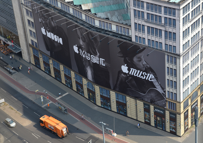 Apple Music billboard ad, Berlin 2