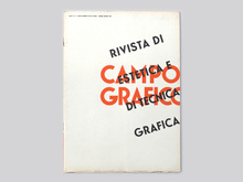 <cite>Campo Grafico: Rivista di Estetica e di Tecnica Grafica</cite>, 1933–4 covers