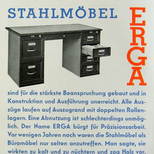 Erga-Stahlmöbel ad