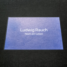 <cite>Noch ein Leben</cite>, exhibition catalogue of photographer Ludwig Rauch