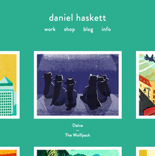 Daniel Haskett portfolio website
