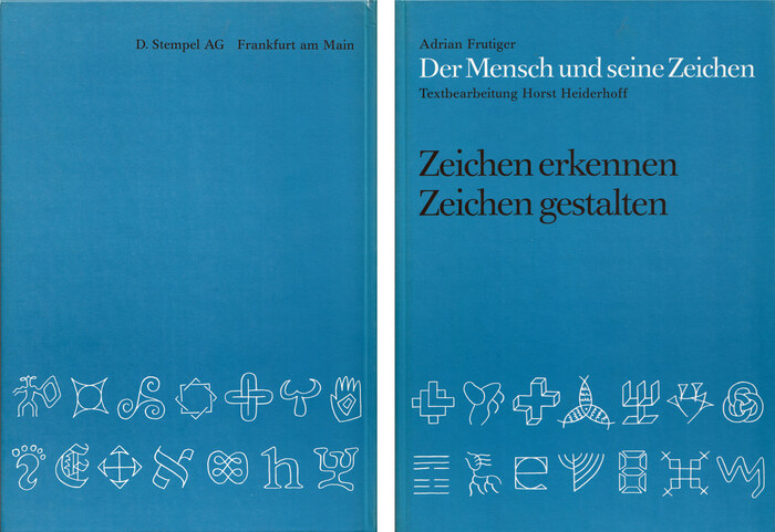 Der Mensch und seine Zeichen by Adrian Frutiger 1