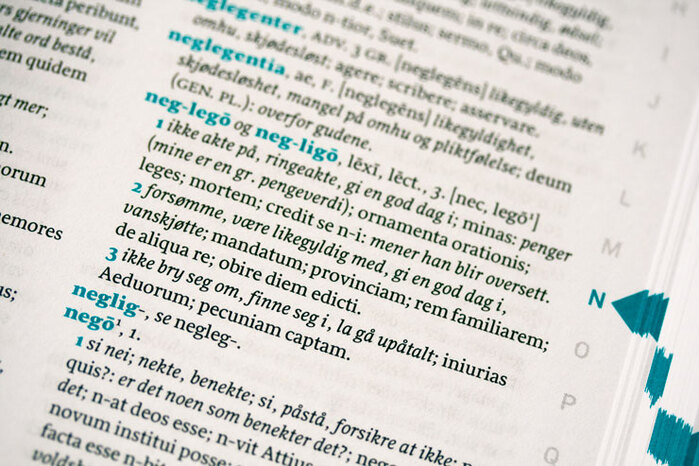 Latin-Norwegian dictionary (Cappelen Damm) 3