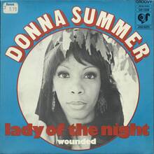 Donna Summer – “Lady of the Night” Dutch single cover