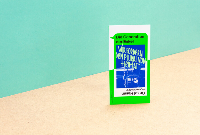 Exhibition invitation, 4 pages, DIN lang