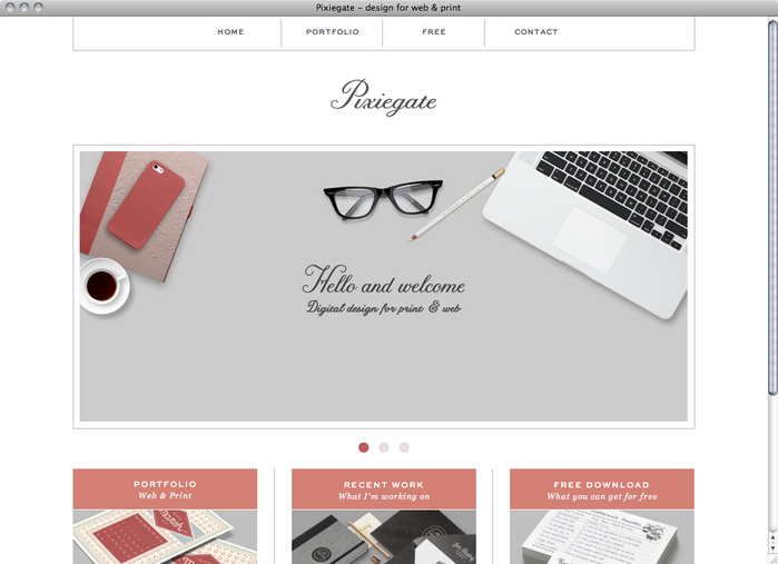 Pixiegate website 1