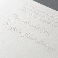 Avelyn & Maggs wedding invitation