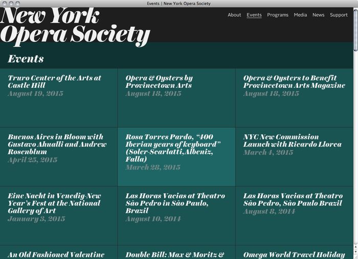 New York Opera Society website 2