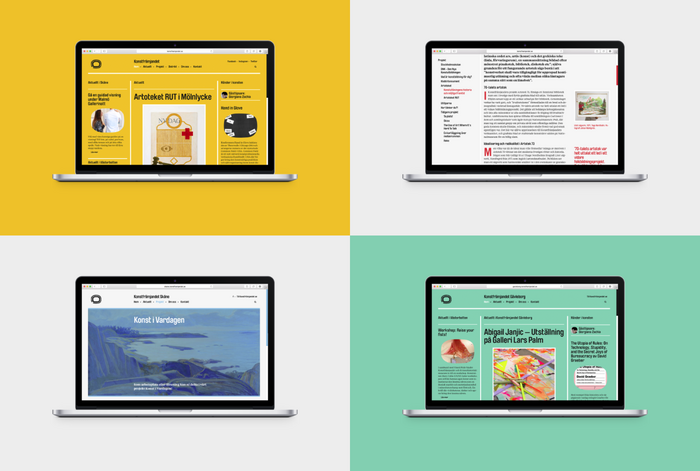Konstfrämjandet website 1