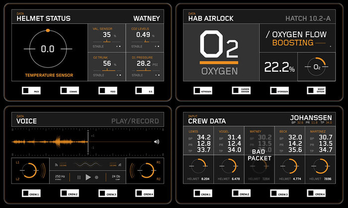 The Martian UI graphics 1