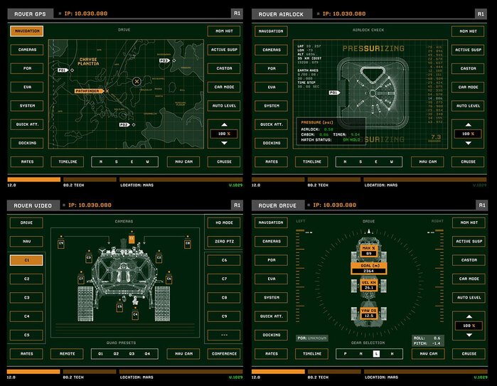 The Martian UI graphics 6