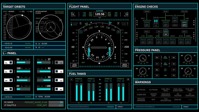 The Martian UI graphics 2