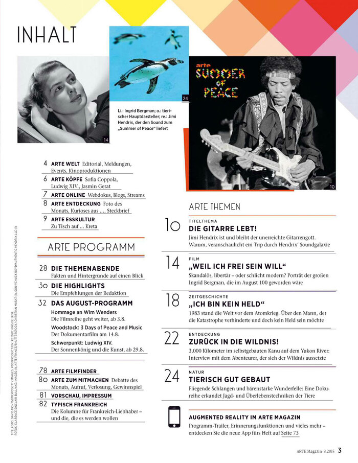 Contents of issue 8, 2015