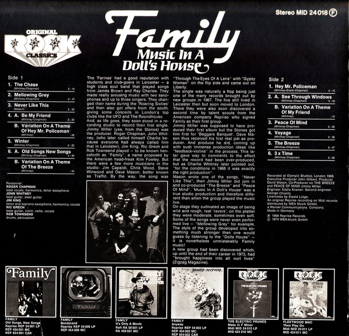 Family – Music in a Doll’s House album art 2