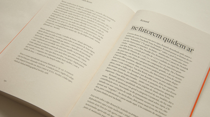 A description of Renard (TEFF) by Fred Smeijers, the typeface used for the first edition of the book.