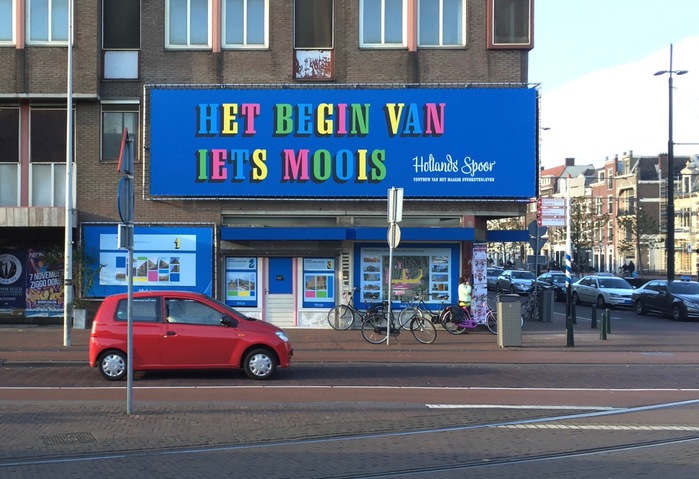 “Het begin van iets moois (The start of something beautiful)”
“Hollands Spoor: Centrum van het Haagse studentenleven (The center of student life in The Hague)”