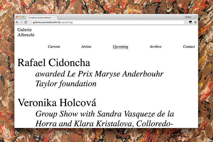 Galerie Albrecht identity 5