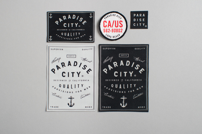 Paradise City hangtags and labels 3