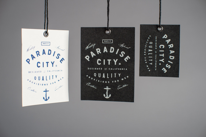 Paradise City hangtags and labels 4