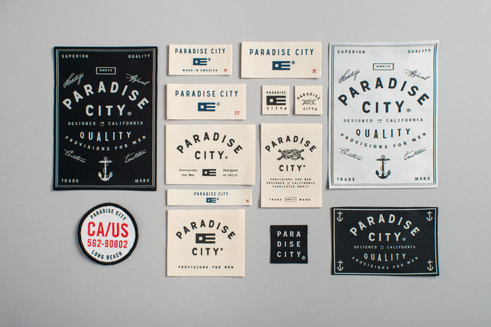 Paradise City hangtags and labels 5