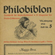 <cite>Philobiblon</cite>, vol. VII