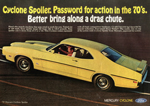 1970 Mercury Cyclone Spoiler ad