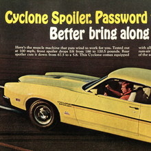 1970 Mercury Cyclone Spoiler ad