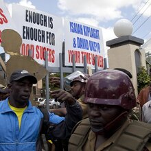 Kenyan runners occupy athletics HQ