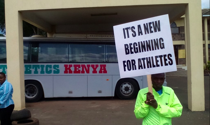 Kenyan runners occupy athletics HQ 4