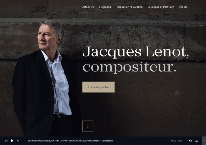Jacques Lenot website 1
