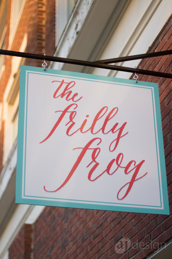 The Frilly Frog identity 1