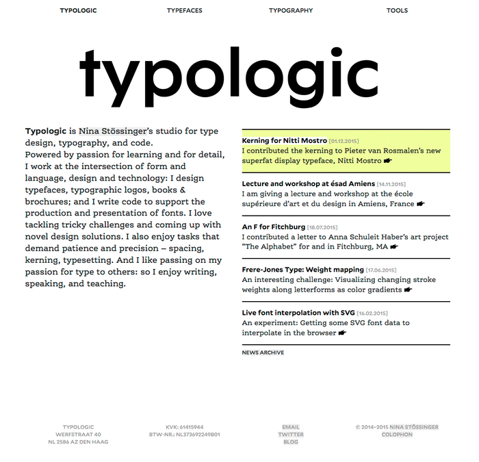 Typologic 1