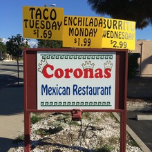 Coronas Mexican Restaurant, Arroyo Grande