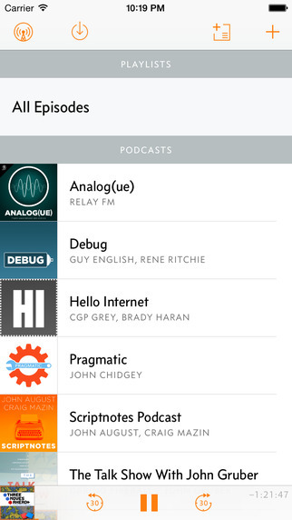 Overcast podcast app 3