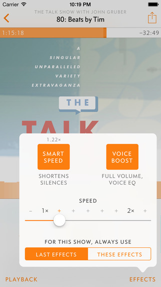 Overcast podcast app 4
