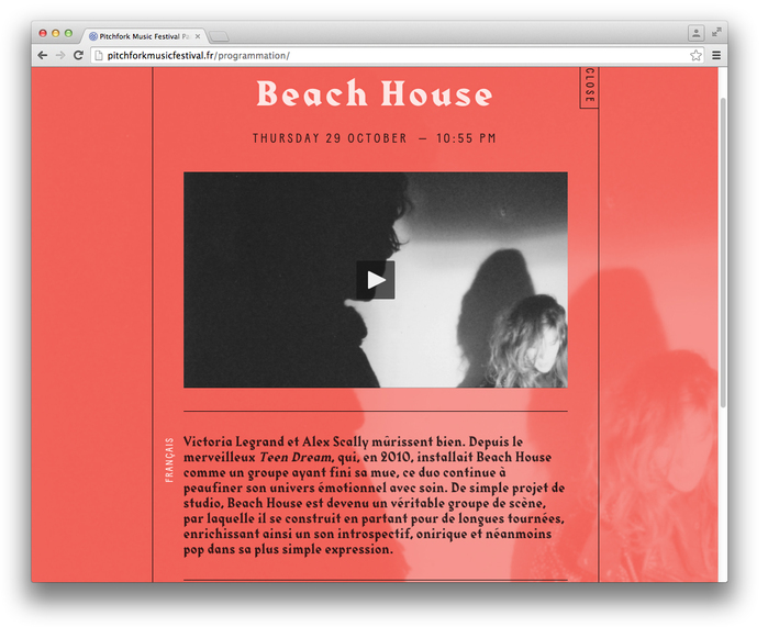 Pitchfork Music Festival Paris 2015 3