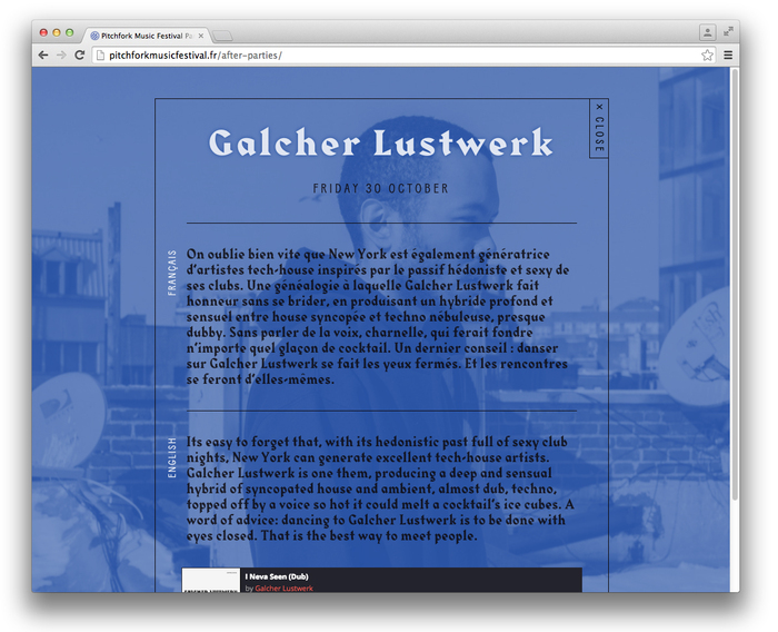 Pitchfork Music Festival Paris 2015 7