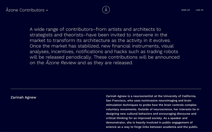 Åzone Futures Market, Guggenheim Museum 4
