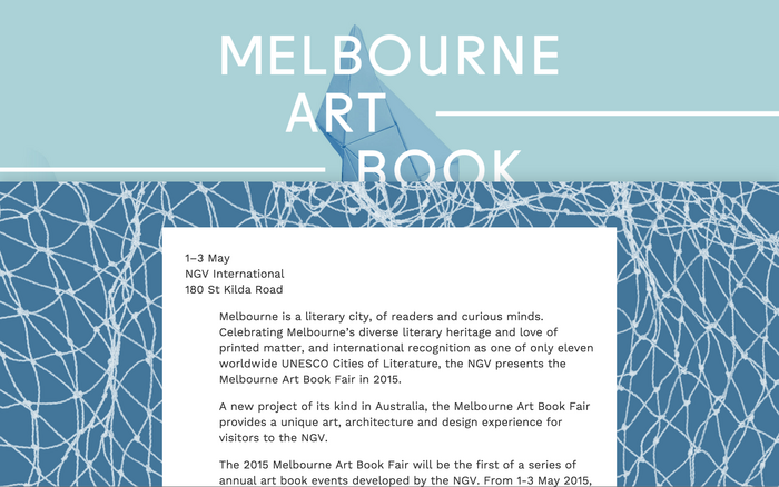 Melbourne Art Book Fair 1