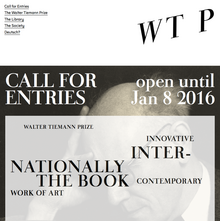 Walter Tiemann Prize website