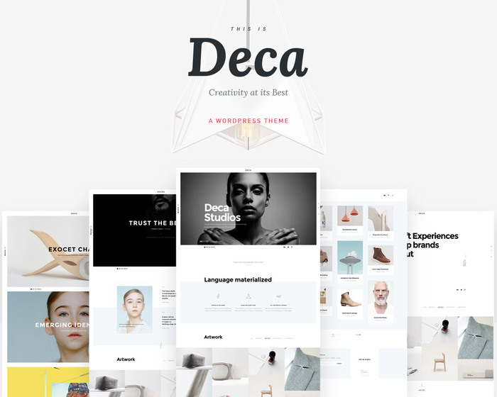 Introduction &amp; Landing for Deca Theme Demonstration. Live at demo.uncommons.pro/themes/wp/deca/