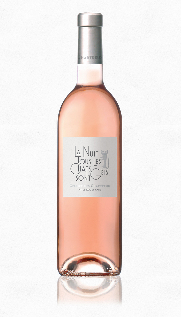 “La Nuit Tous Les Chats Sont Gris” wine label 3