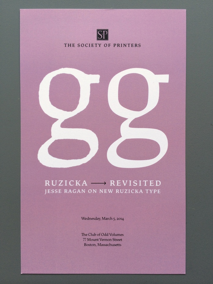 Jesse Ragan – “Ruzicka Revisited” invitation 1