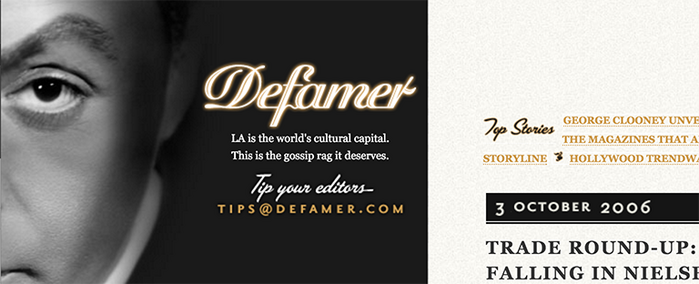 Updated logo and nameplate in 2006 incorporating Las Vegas Fabulous and Priori Sans.