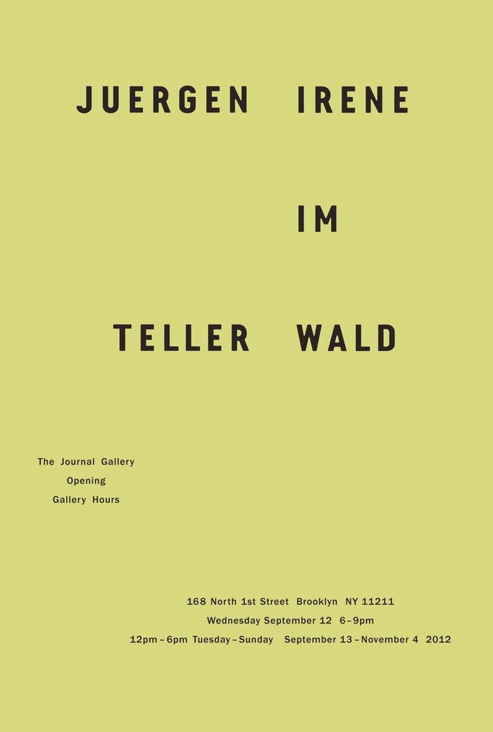 The Journal Gallery flyers, 2008&ndash;12 1