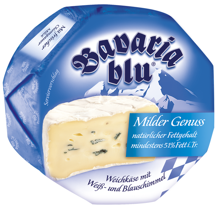 The local Bergader mountain – the Watzmann – is depicted on the packaging since a redesign in 1998.