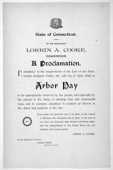 Connecticut Arbor Day Proclamation
