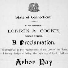 Connecticut Arbor Day Proclamation