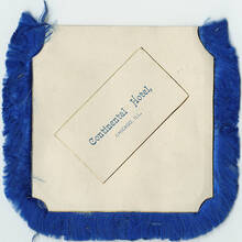 Continental Hotel menu, Christmas 1883